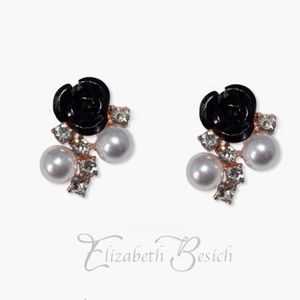 Rose Pearl Earrings